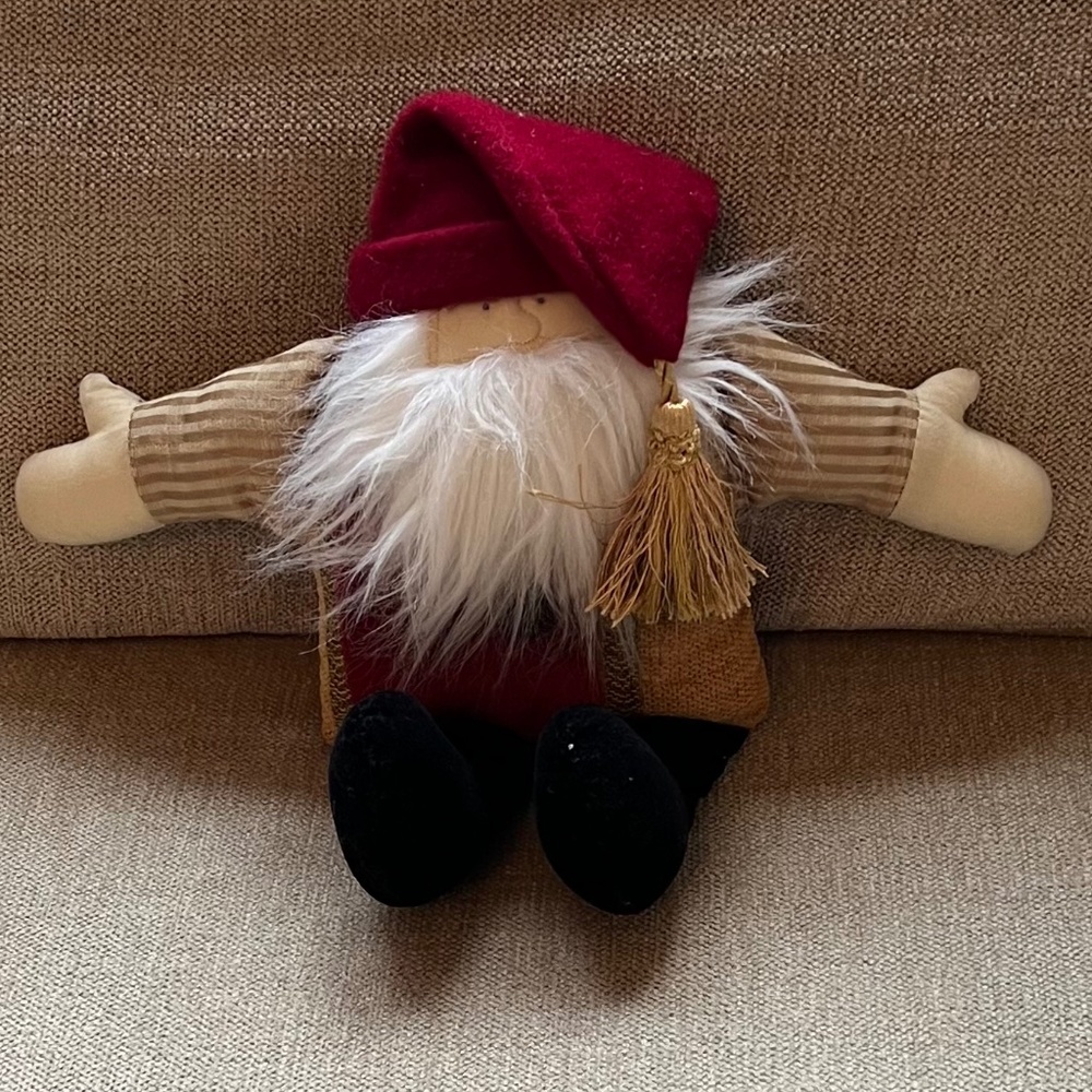 VTG Woof & Poof Musical Santa with W&P Button